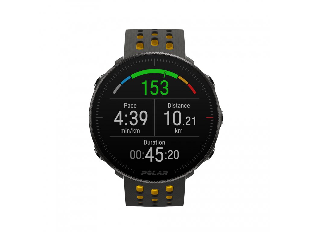Polar Vantage M2 front grey HR153
