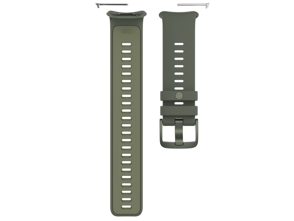Polar Vantage V2 silicone wristband combo green