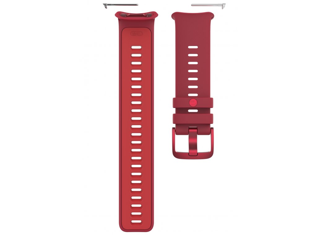 Polar Vantage V2 silicone wristband combo red