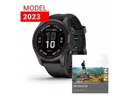 Garmin Fenix 7S Pro Sapphire Solar  Carbon Gray DLC Titanium