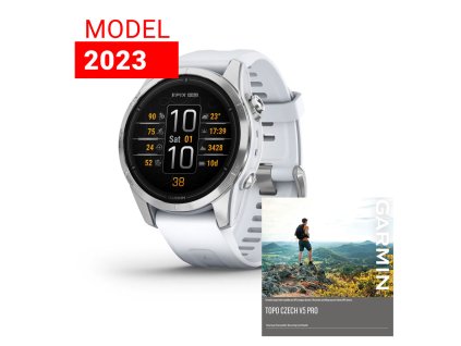 Garmin Epix Pro (Gen 2) 42mm  Silver Whitestone + dárek
