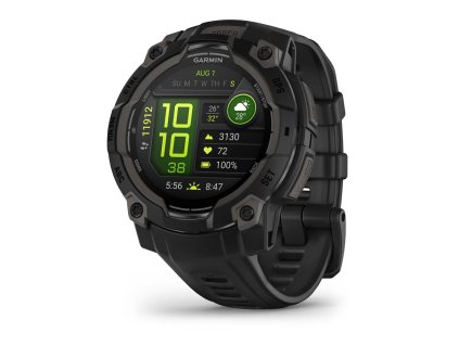 Garmin Instinct 3 Amoled 45 mm  Černé s černým páskem
