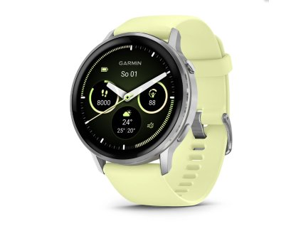 Garmin Venu 4 45 mm Silver / Citron silikonový řemínek