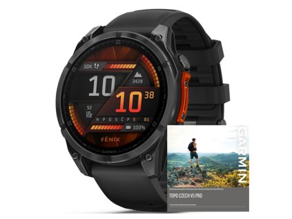 Garmin Fenix 8 Amoled 47 mm  Slate grey DLC + dárek
