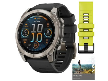 garmin fenix 8 amoled sapphire 51 mm orange amp yellow set