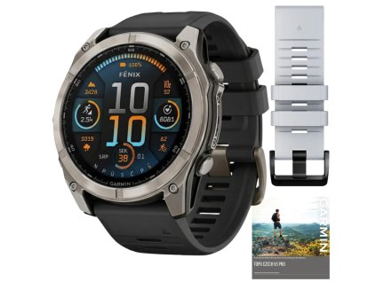 garmin fenix 8 amoled sapphire 51 mm orange whitestone set