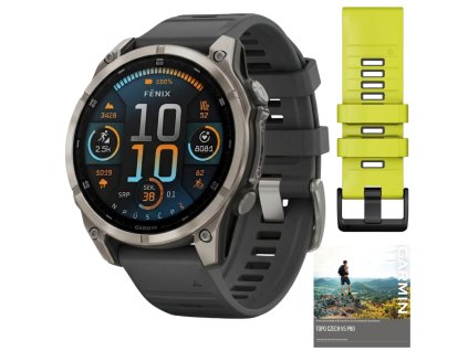 garmin fenix 8 amoled sapphire 47 mm titanium amp yellow set