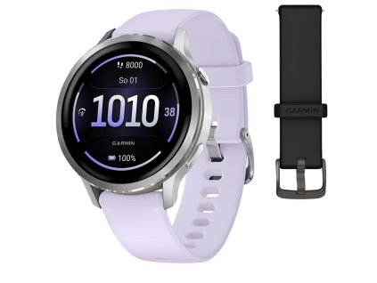 garmin venu 4 41 mm periwinkle black set