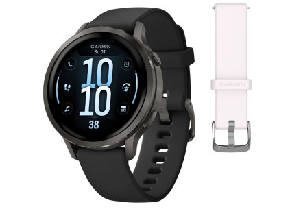 garmin venu 4 41 mm black reminek blush pink