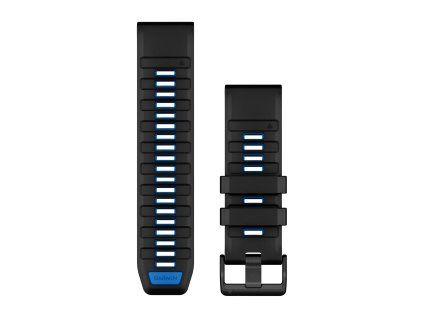 reminek garmin quickfit 26 black pilot blue silicone