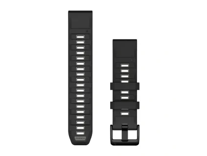 reminek garmin quickfit 22 black pebble gray silicone