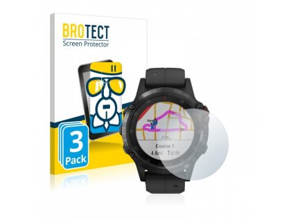 Ochranné tenké sklo pro Garmin Fenix5 Plus 3ks