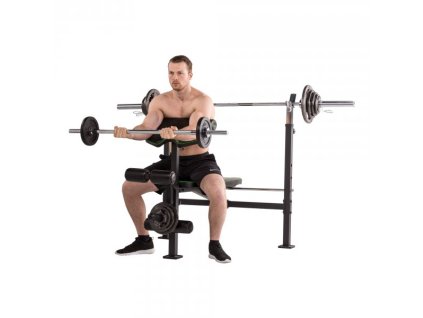 Posilovací lavice TUNTURI WB60 Olympic Width Weight Bench