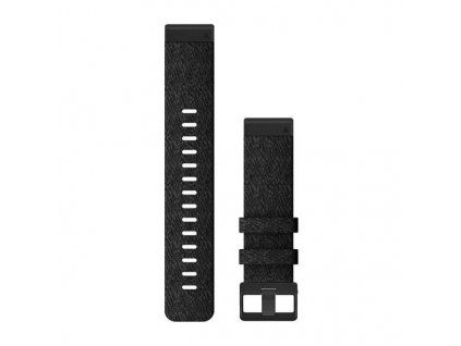Řemínek Garmin QuickFit 22, nylonový černý