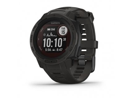 Garmin Instinct Solar Black Optic Produkt z CZ distribuce s ovládáním v ČJ + tvrzené sklo na displej ZDARMA