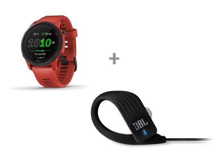 Garmin Forerunner 745 Music Red + JBL SPRINT BLACK