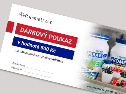 Poukaz na doplňky výživy 500 Kč