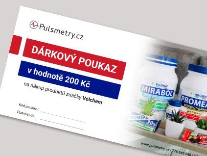Poukaz na doplňky výživy 200 Kč
