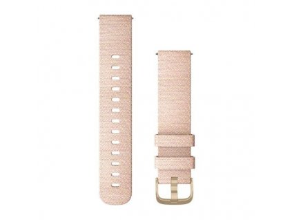 Řemínek Garmin Quick Release 20 Blush pink woven nylon