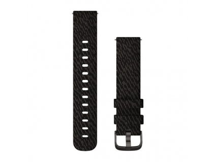 Řemínek Garmin Quick Release 20 Black Pepper Woven Nylon