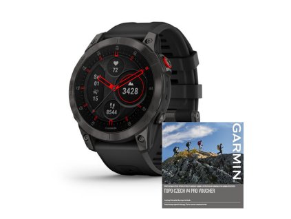 Garmin Epix PRO Sapphire, Titan Carbon Gray - Rozbaleno