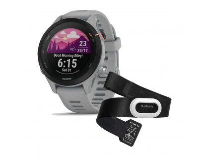 Garmin Forerunner 255s Powder Grey + HRM Pro Plus