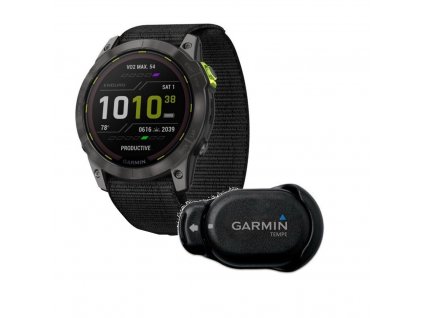 Garmin Enduro 2 - Sapphire Solar Titan DLC +  Snímač teploty - teplotní senzor Tempe