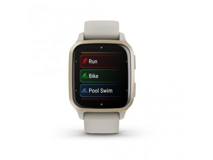 Garmin Venu Sq 2 Music  Cream Gold / French Grey Band