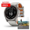 Garmin Fenix 7X Pro Sapphire Solar  Titanium Fog Gray / Ember Orange