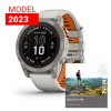 Garmin Fenix 7 Pro Sapphire Solar  Titanium Fog Gray / Ember Orange