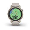 Garmin Fenix 7S Pro Sapphire Solar Edition Soft Gold Stainless Steel / Light Sand Band  + dárek