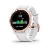 Garmin fenix6S PRO Glass, RoseGold/White - Použité
