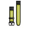 Řemínek Garmin QuickFit 20 Black/Electric Lime