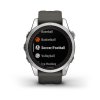 Garmin Fenix 7S Pro Solar  Silver / Black Band