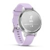 Garmin Lily 2 Active  Silver / Purple Jasmine Silicone Band