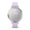 Garmin Lily 2 Active  Silver / Purple Jasmine Silicone Band
