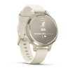 Garmin Lily 2 Active  Lunar Gold / Bone Silicone Band