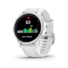 Garmin fenix6S Glass, Silver/White Band  Produkt z CZ distribuce s ovládáním v ČJ + tvrzené sklo na displej ZDARMA