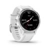 Garmin fenix6S Glass, Silver/White Band  Produkt z CZ distribuce s ovládáním v ČJ + tvrzené sklo na displej ZDARMA
