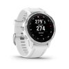 Garmin fenix6S Glass, Silver/White Band  Produkt z CZ distribuce s ovládáním v ČJ + tvrzené sklo na displej ZDARMA