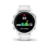 Garmin fenix6S Glass, Silver/White Band  Produkt z CZ distribuce s ovládáním v ČJ + tvrzené sklo na displej ZDARMA