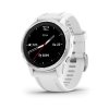 Garmin fenix6S Glass, Silver/White Band  Produkt z CZ distribuce s ovládáním v ČJ + tvrzené sklo na displej ZDARMA