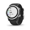 Garmin fenix6S Glass Silver/Black Band  Produkt z CZ distribuce s ovládáním v ČJ + tvrzené sklo na displej ZDARMA
