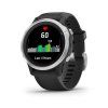 Garmin fenix6S Glass Silver/Black Band  Produkt z CZ distribuce s ovládáním v ČJ + tvrzené sklo na displej ZDARMA