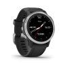 Garmin fenix6S Glass Silver/Black Band  Produkt z CZ distribuce s ovládáním v ČJ + tvrzené sklo na displej ZDARMA