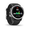 Garmin fenix6S Glass Silver/Black Band  Produkt z CZ distribuce s ovládáním v ČJ + tvrzené sklo na displej ZDARMA