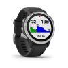 Garmin fenix6S Glass Silver/Black Band  Produkt z CZ distribuce s ovládáním v ČJ + tvrzené sklo na displej ZDARMA