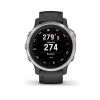 Garmin fenix6S Glass Silver/Black Band  Produkt z CZ distribuce s ovládáním v ČJ + tvrzené sklo na displej ZDARMA