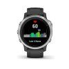 Garmin fenix6S Glass Silver/Black Band  Produkt z CZ distribuce s ovládáním v ČJ + tvrzené sklo na displej ZDARMA