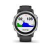Garmin fenix6S Glass Silver/Black Band  Produkt z CZ distribuce s ovládáním v ČJ + tvrzené sklo na displej ZDARMA